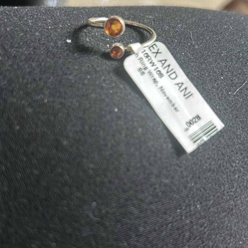 NWT Alex and Ani November birthstone ring